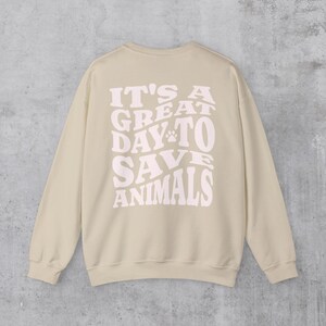 Vet Tech Sweatshirt: Animal Rescue Paw Print Crewneck image 5
