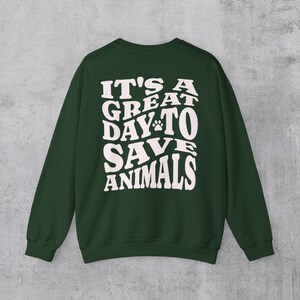 Vet Tech Sweatshirt: Animal Rescue Paw Print Crewneck image 10