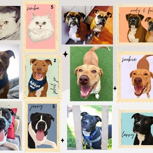 Benutzerdefinierte Haustier Porträt Stempel Shirt, Komfort Farben Shirt, personalisierte Hund Katze Shirt, Haustier-Liebhaber-Geschenk, Haustier-Memorial Sweatshirt, Erinnerung Bild 10