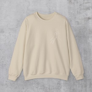 Vet Tech Sweatshirt: Animal Rescue Paw Print Crewneck image 4