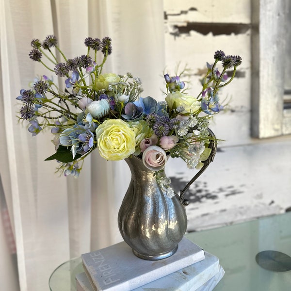 Elegant Silver Centerpiece Etsy