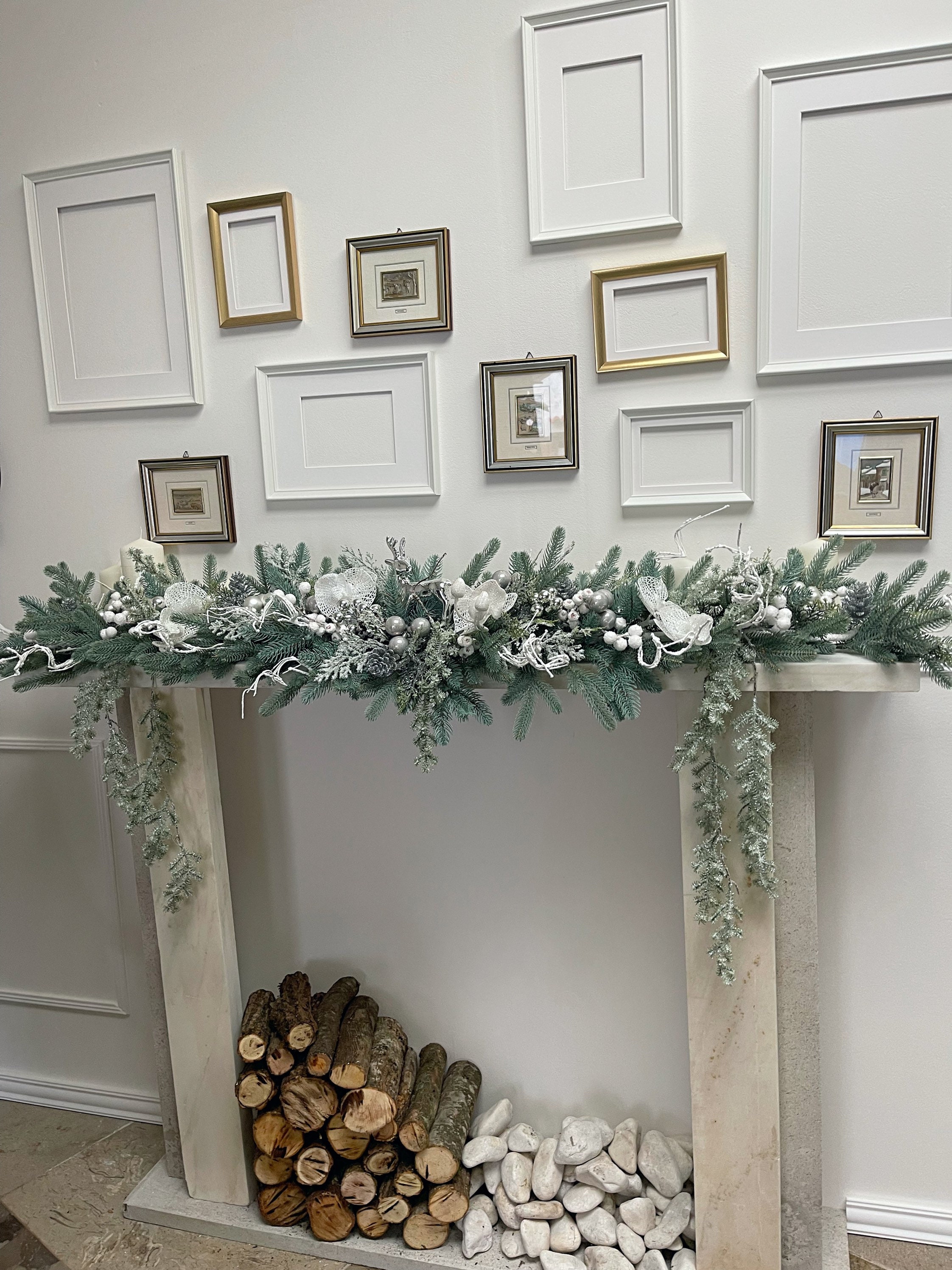 Christmas Garland Fireplace Garland Christmas Garland for Etsy