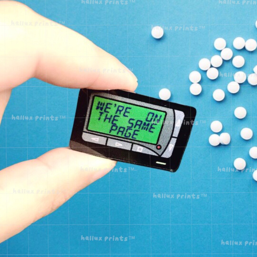 Doctor Pager Acrylic Pin Healthcare Workers Medical Gifts for Doctors