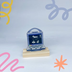 You Scan Do It Ultrasound Acrylic Pin – Healthcare Pins - Ultrasound Tech Sonography Sonographer Nurse PA Doctor Radiologist  Gift Ideas
