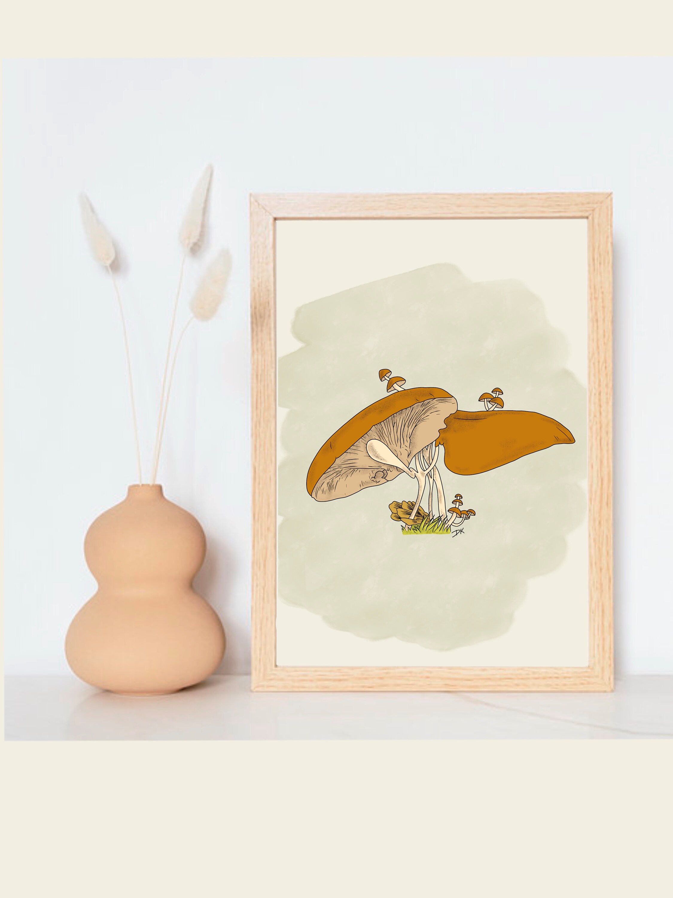Liver Mushroom Print - Surgeon Art