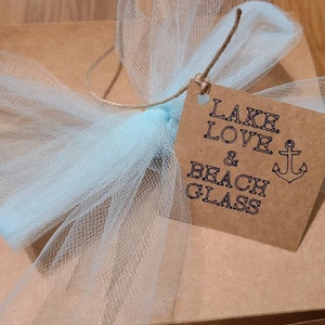 Lake. Love.  & Beach Glass gift box