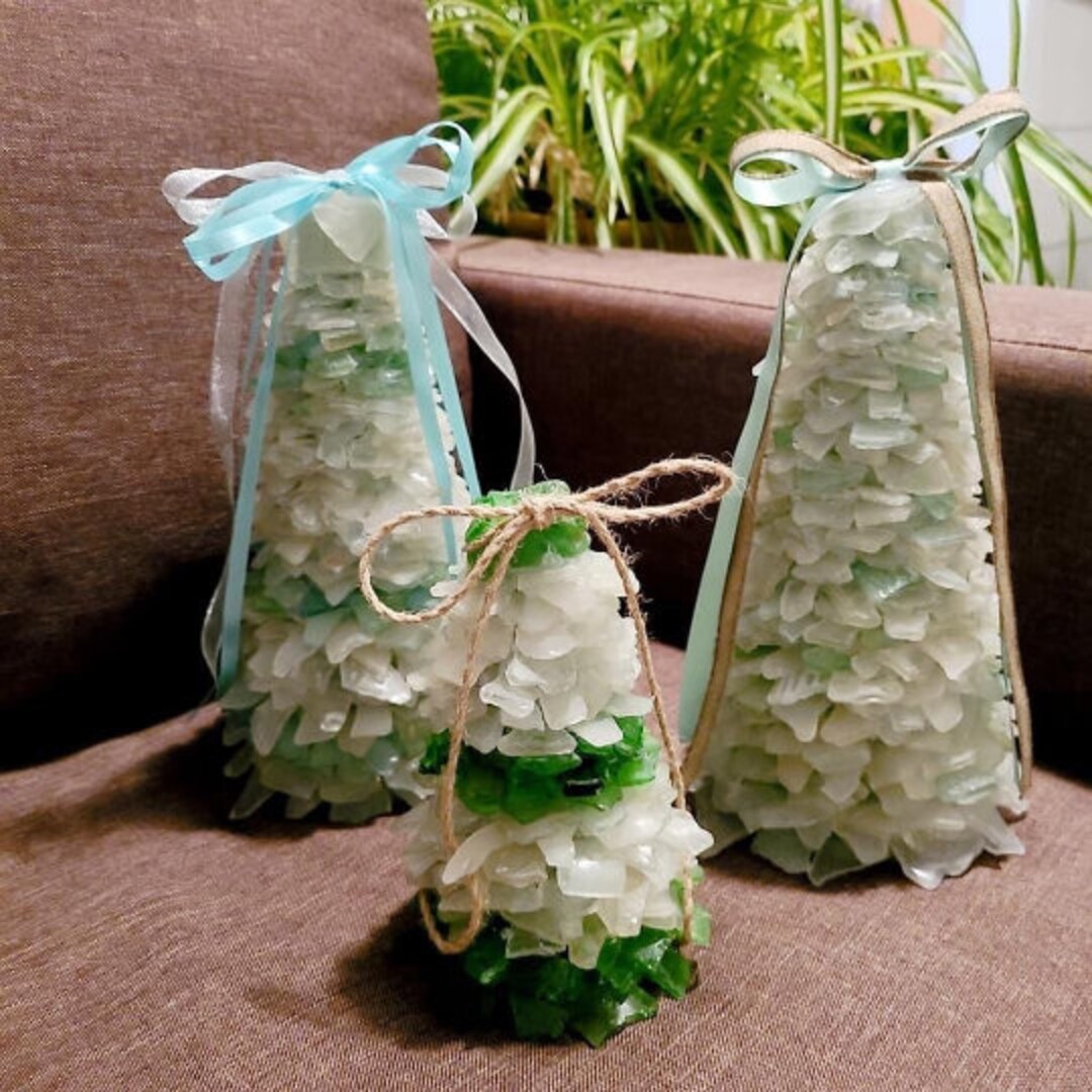 Beach Glass Tree Etsy