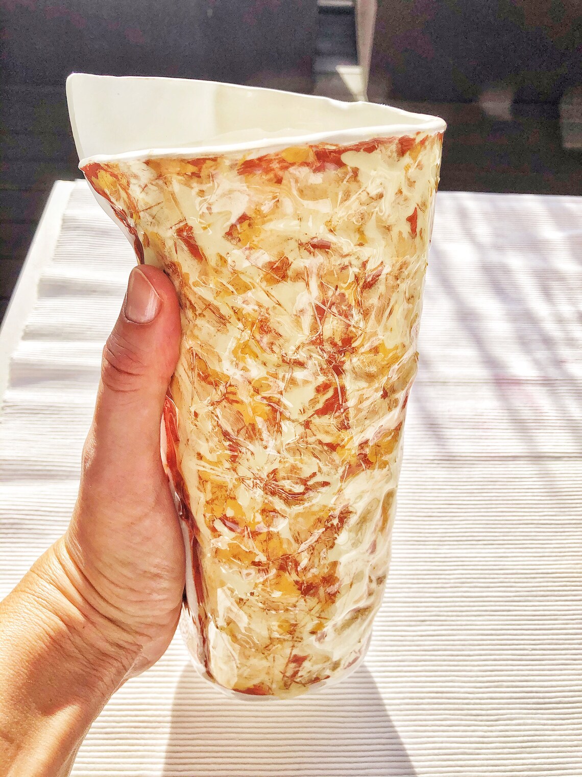 Schrott Land von Siena Keramik aus weißem Ton mit | Etsy