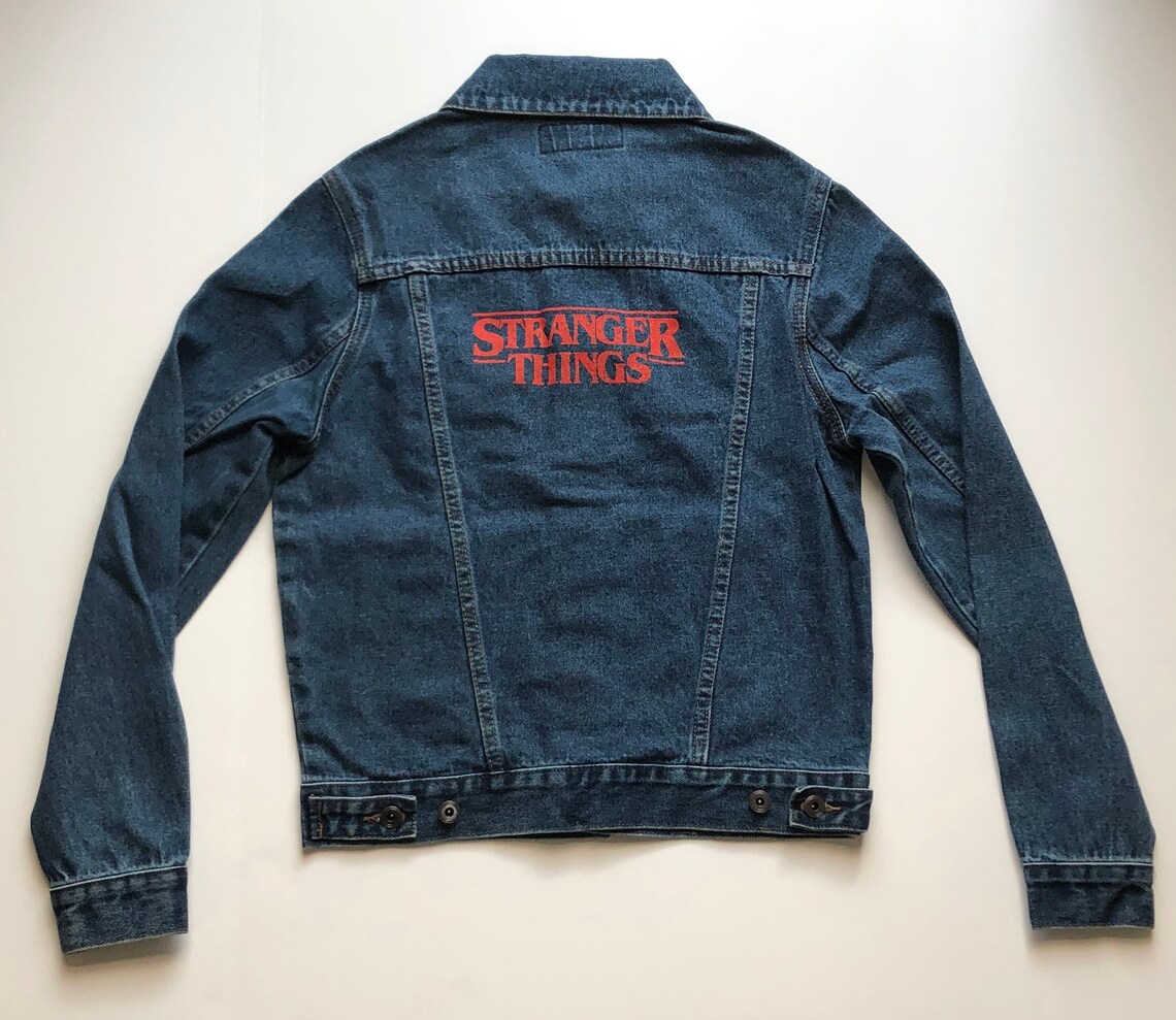 Stranger Things Denim Jacket vintage | Etsy