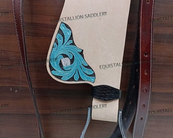 STG WESTERN LEATHER Saddle Barrel Horse Saddle Tack Set 10 '' à 18 '' Free Ship EUR 417,65