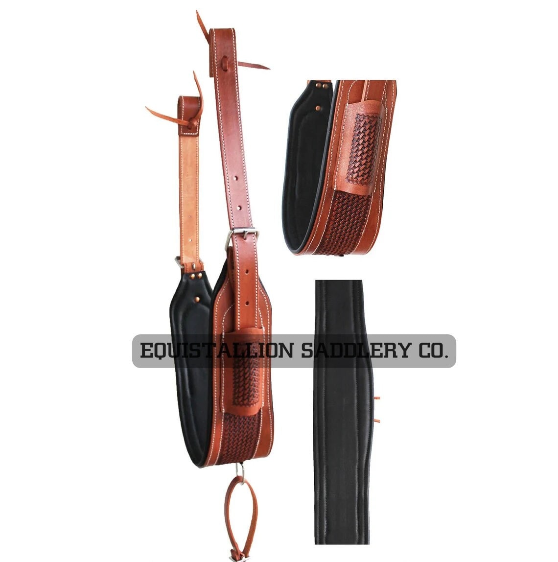 New Leather Western Back Cinch Girth Horse Riding Tack Accessories - Etsy