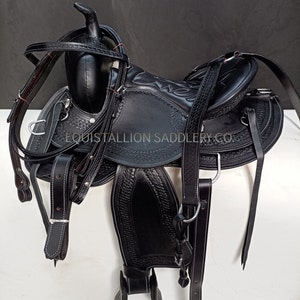 Endurance Western Pleasure Trail Horse Premium Leather Western Walking Horse barrel Saddle Memory Foam Padded SEAT Pleasure Trail tack