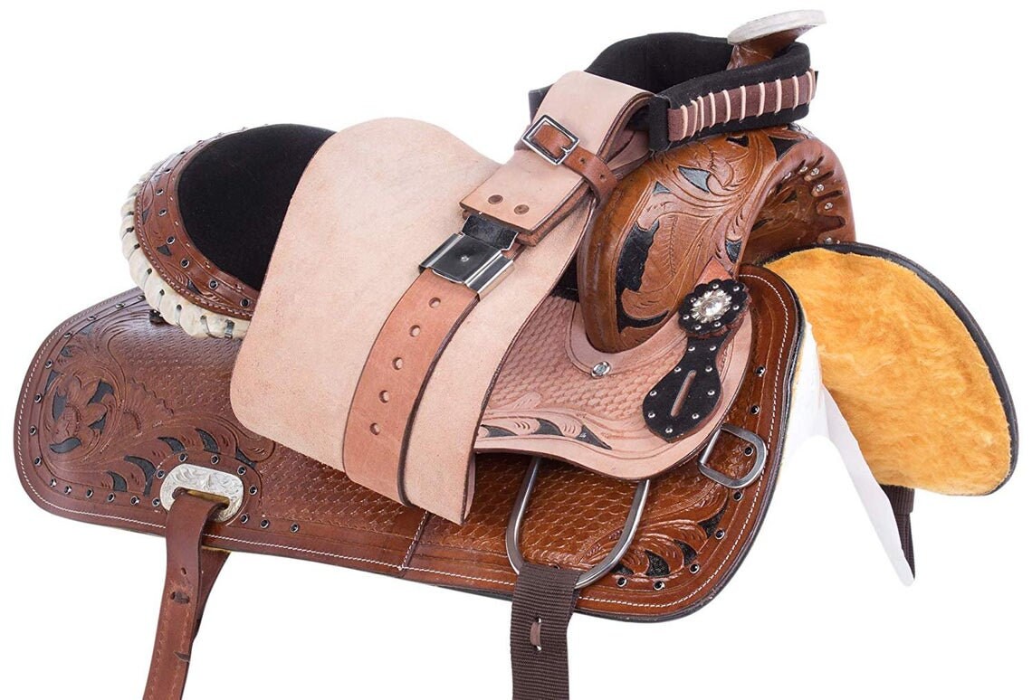 Barrel Rough Out Saddle Show Saddle Western Barrel Leather Etsy