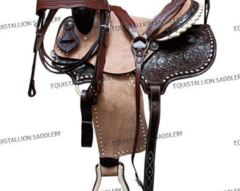 DEMAND CLUBウエスタンレザー馬用サドルハンドメイドバレルラフレーサー調整可能カウボーイプレミアムホースタックツーリング馬用フリーマッチングセットサ DEMAND CLUBウエスタンレザー馬用サドルハンドメイドバレルラフ