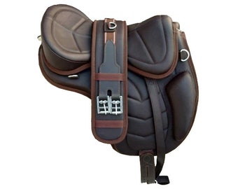 treeless freemax leather saddle leather freemax softy saddle all sizes 10 to 19 inch