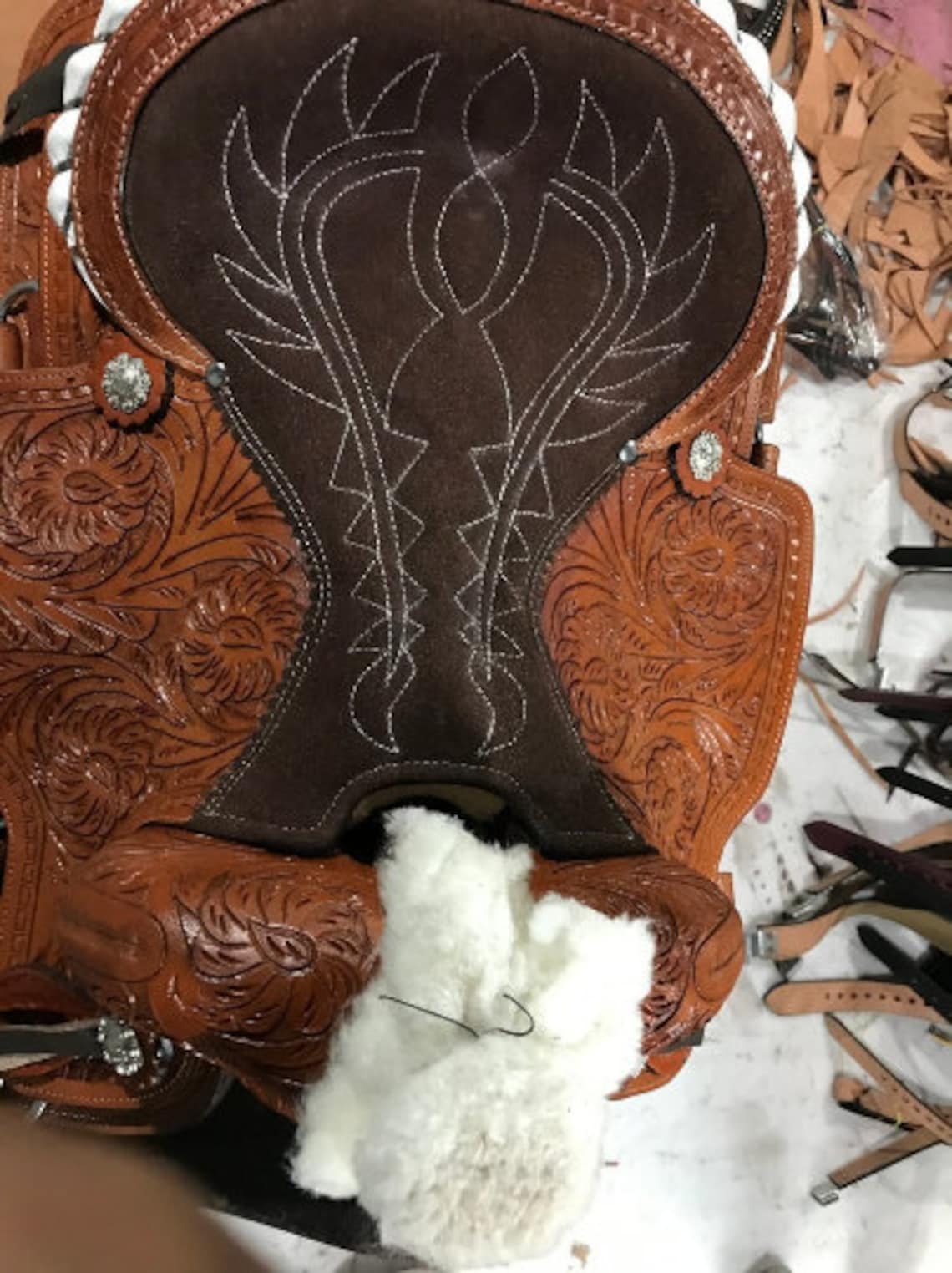 Western Saddle Brown Western Saddle Show Barrel Western Saddle Western