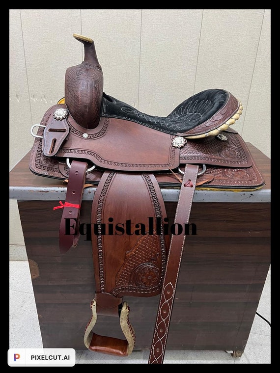 Sella In Pelle Per Cavallo Freemax - Morbida, Senza Struttura, Taglie Da 12 A 18 Pollici