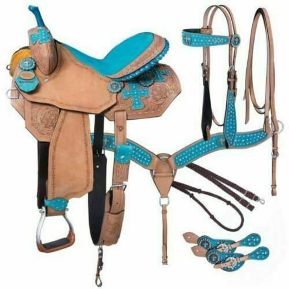 Selle synthétique Western Barrel Racing Trail Horse Tack Selle synthétique Western Barrel Racing Trail Horse Tack