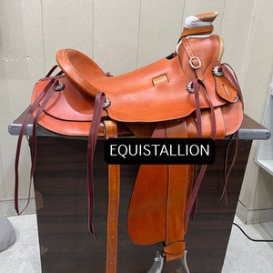 Leder-Western-Wade-Sattel Roping Pferde tack Western-Reitsättel