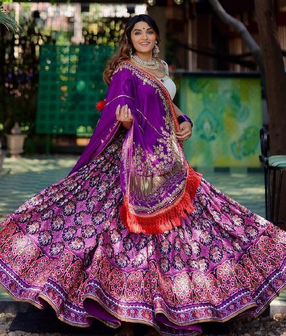 Gift For Her Navratri Collection Lehenga Choli Silk Lehenga Dress