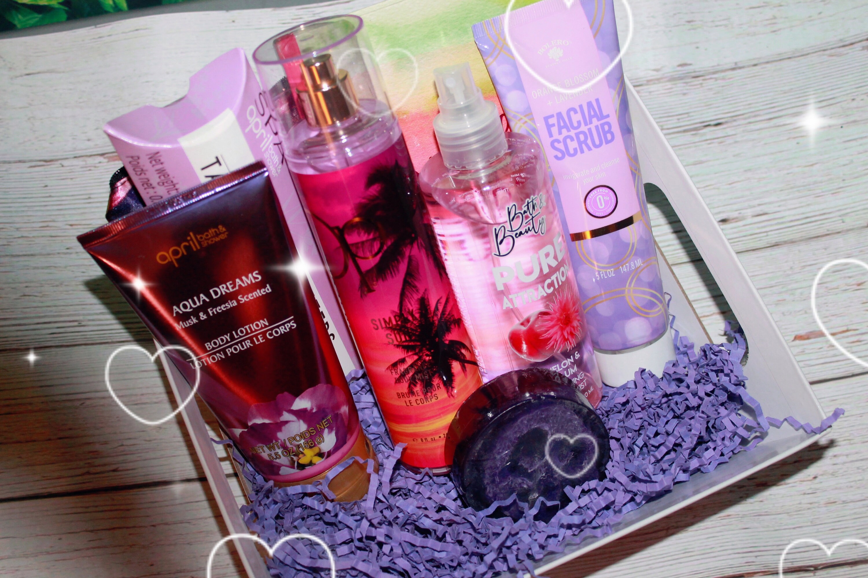 Purple Gift Basket For Mom Etsy