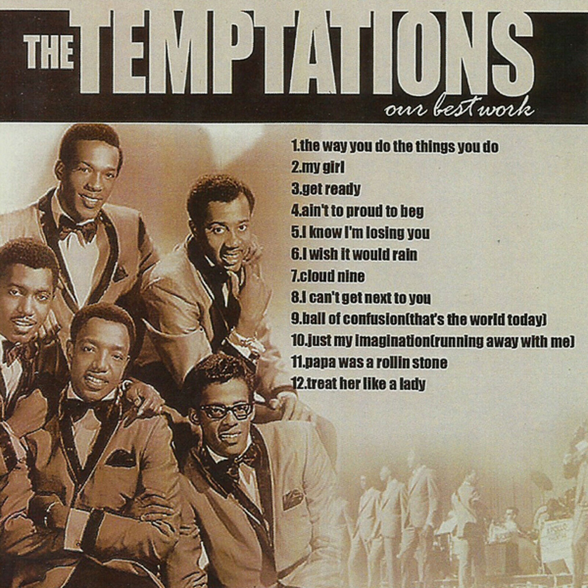 The Temptations Classics Mixtape Compilation Mix CD Etsy