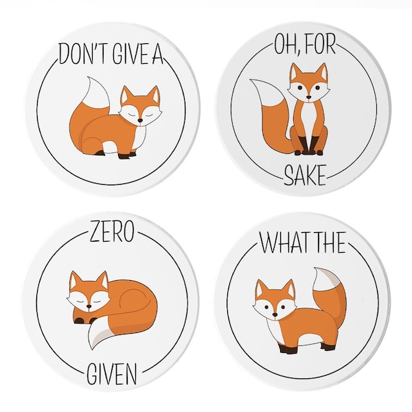 Fox Coaster - Etsy