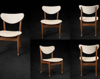 Mid Century Walnut Dining Chair, John Stuart Style, Finn Juhl Inspired ** only pick up or delivery sydney area ** . Danish Era.