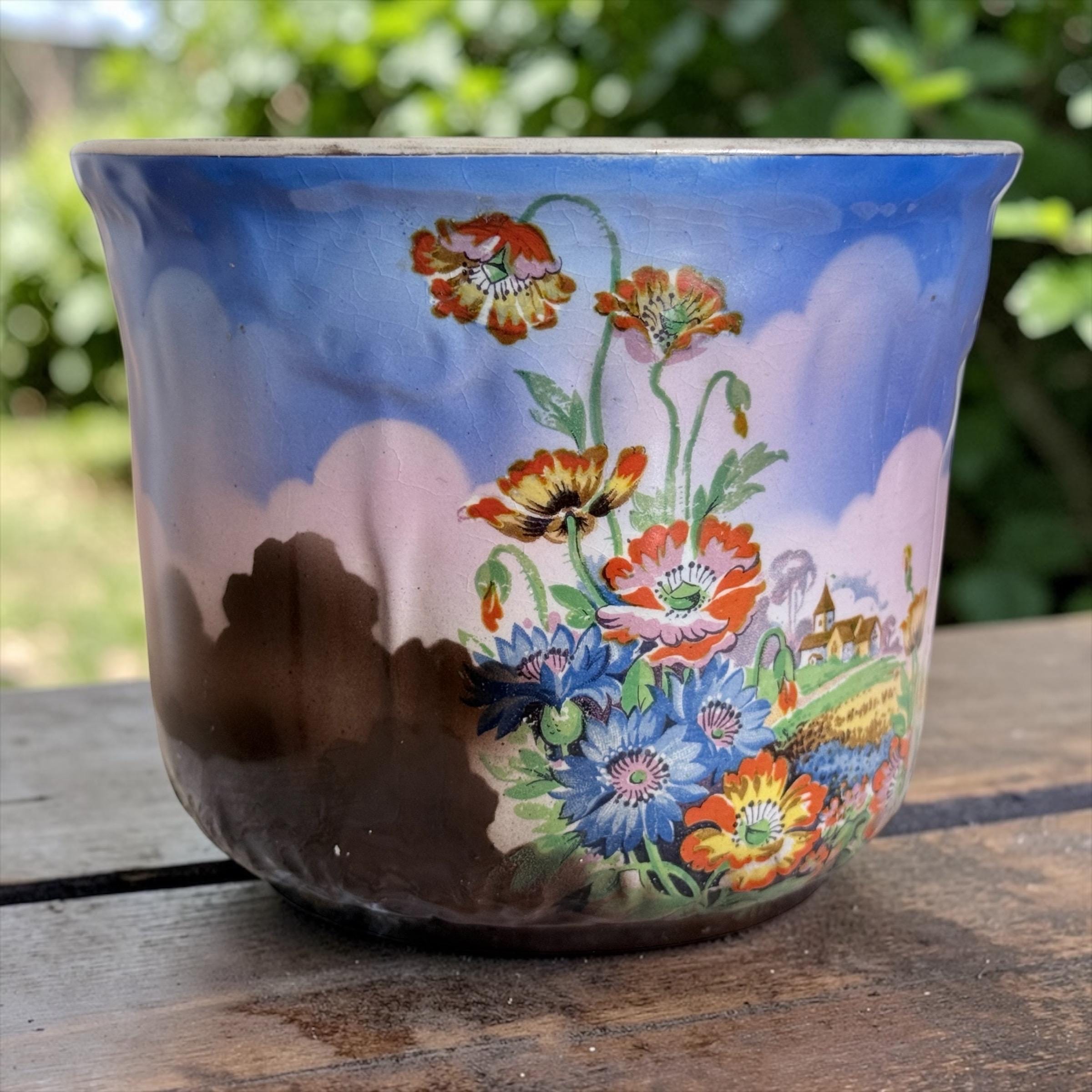 English Cache Pot Antique - Etsy Australia