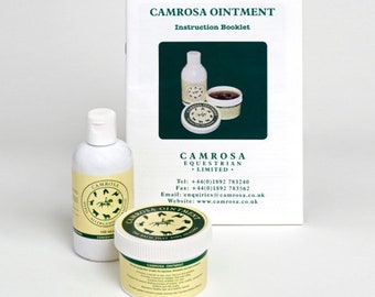 Camrosa Kleine Starter Pack-Salbe 100g & Shampoo 250ml:ein heilender Balsam für wund, juckende Haut & Wunden und ein natürliches Shampoo für Tiere.