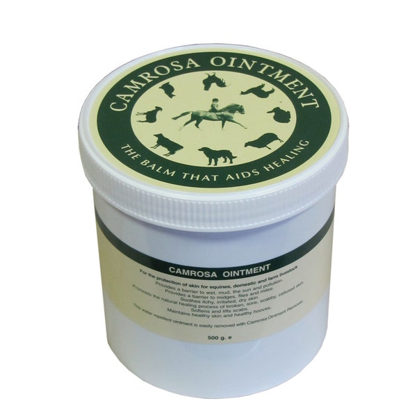 Camrosa Ointment (1kg): a soothing, healing balm for sore, itchy skin & wounds in all animals, sore paws, dry nose in dogs and much more.