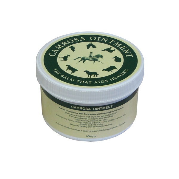 Camrosa Ointment (100g): a soothing, healing balm for sore, itchy skin & wounds in all animals, sore paws, dry nose in dogs and much more.