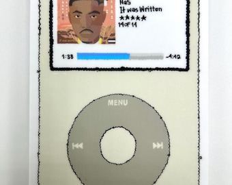 Classic 90s hip hop NaS : it was written | 4 inch sticker