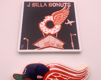 Donuts Dilla Sticker Pack: Hip Hop Legendary Producer, Donuts, (3 sticker set)