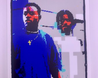 Menace II Society Pixel Art Sticker - Hood Classic Film