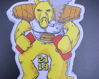 Quas Z Sticker: Mashup, Underground Hip Hop Art | Lord Quas