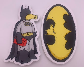 Quas-Man (2 sticker pack) 4 Inch sticker x hip hop sticker | Lord Quas