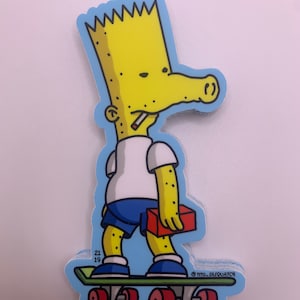 Naklejka QuasiBarto 4 cale x Quasimoto Sk8er x naklejka hip hop x naklejka na samochód x naklejka na laptopa
