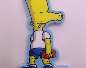 QuasiBarto Sk8er Sticker: Hip Hop Mashup - 4 inch Waterproof Decal | Quasimoto Lord Quas Underground