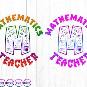 Mathematic Teacher Svg, Back To School Svg, Math Teacher Shirt PNG, Funny Math Teacher Design,love math svg, First Day of School Shirt Png