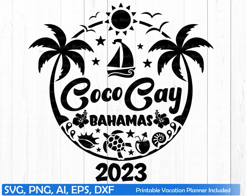 Cococay Bahamas 2023 Svg Coco Cay Bahamas T Shirt Svg Etsy