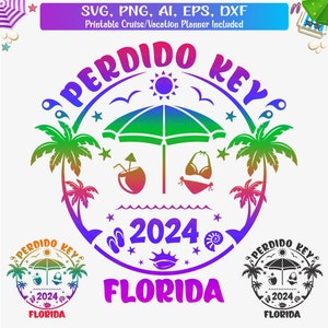 Perdido Key Floria 2024 Svg, Perdido Key Family Vacation Svg, Perdido Key Girls Trip 2024 Png, Florida Vacation Svg, Perdido Key Cut files