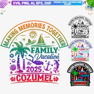 Cozumel Familienurlaub 2025 svg, Cozumel Shirt svg, Cozumel Familienreise Png, Cozumel Mexico Sommer svg, Mexico Sommer Strand svg, Cut Dateien