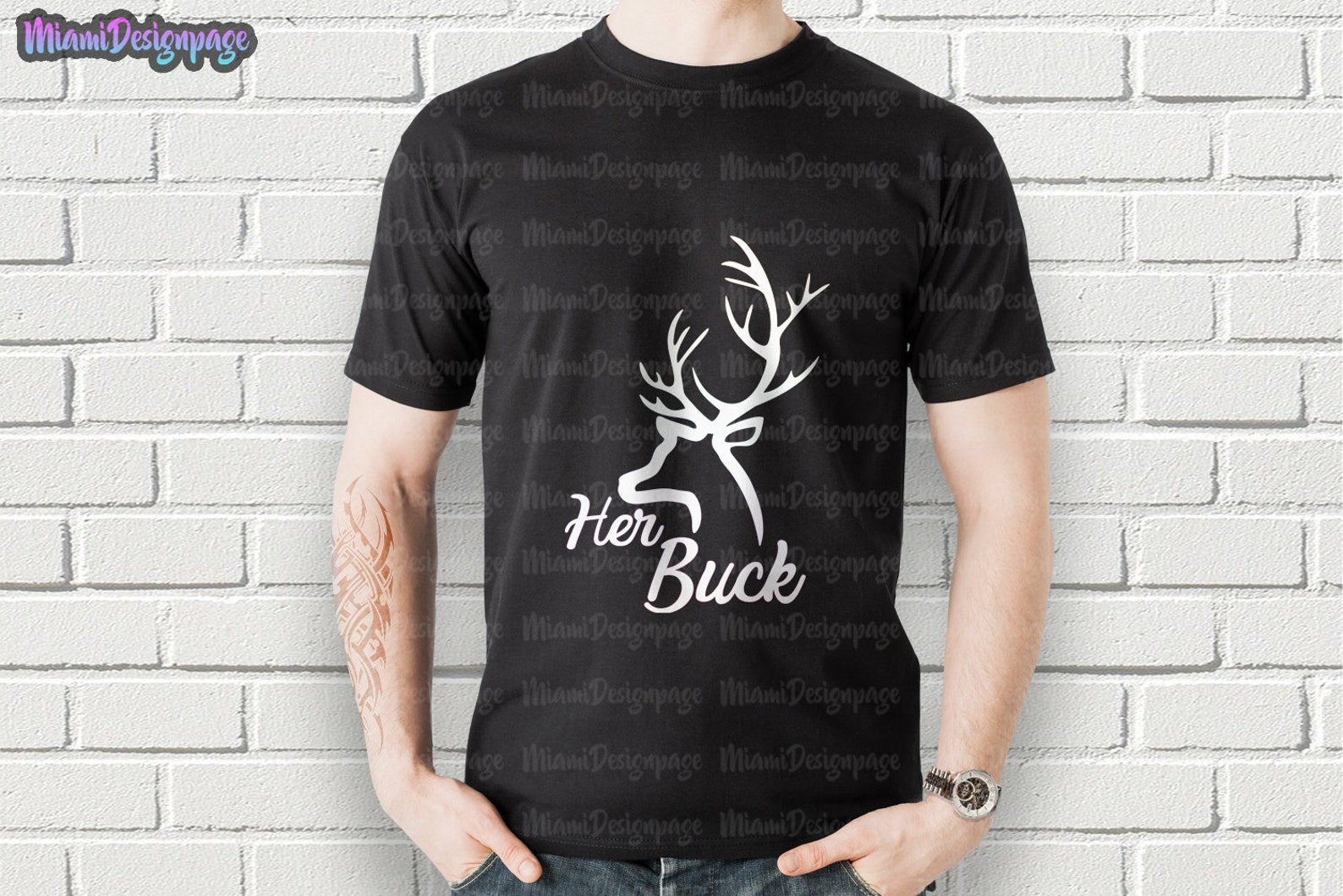 Her Buck His Doe Svg Couples T-shirt Png Valentines Day Svg - Etsy