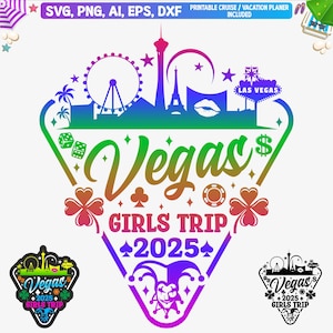 Viaggio tra ragazze a Las Vegas 2025 Svg, Maglietta viaggio tra ragazze a Las Vegas Svg, Vegas 2025 Png, Vacanza in Nevada Svg, Las Vegas Nevada AI, Dxf, File di taglio