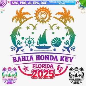 Bahia Hüftschlüssel 2025 svg, Bahia Hüftschlüssel Familienurlaub svg, Bahia Hüftschlüssel Strand Mädchen Reise 2025 Png, Florida Urlaub, Schnittdateien, Dxf