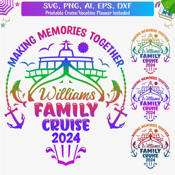 Custom Family Cruise 2024 svg, Personnaliser Family Cruise svg, Cruise ship Png, Cruise 2024 SVG, Family cruise shirt Svg, Vector Cut File