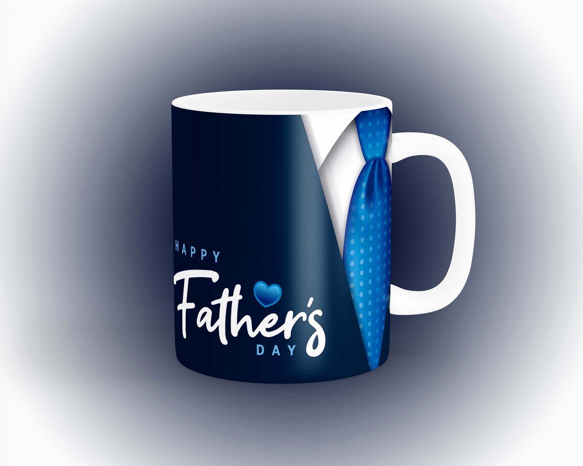 MUG TEMPLATE Fathers Day DIGITAL Sublimation Fathers Day Mug Etsy