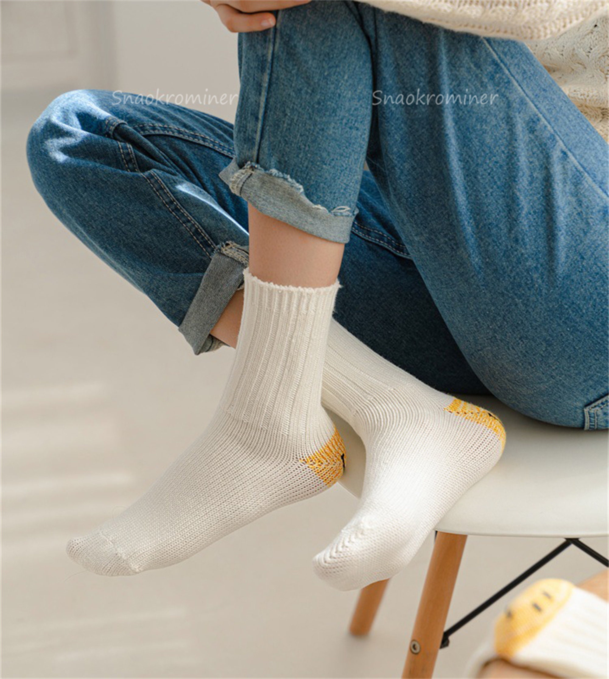 Heel Smile Knit Sock Cute Smiley Face Socks High Quality Etsy UK