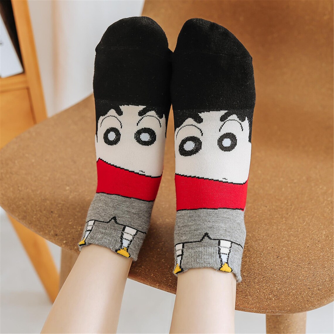 Five Pairs Of Cartoon Character Socks Cute Anime Socks Etsy